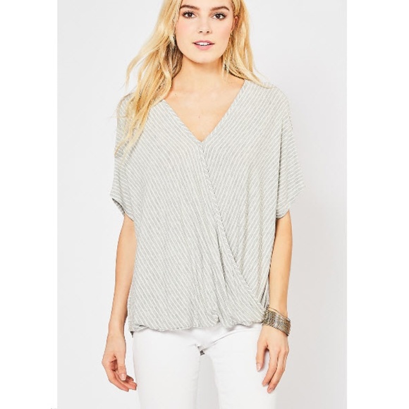 rev 320 Tops - Stripe Surplus Top